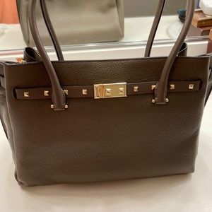Michael kors leather large tote